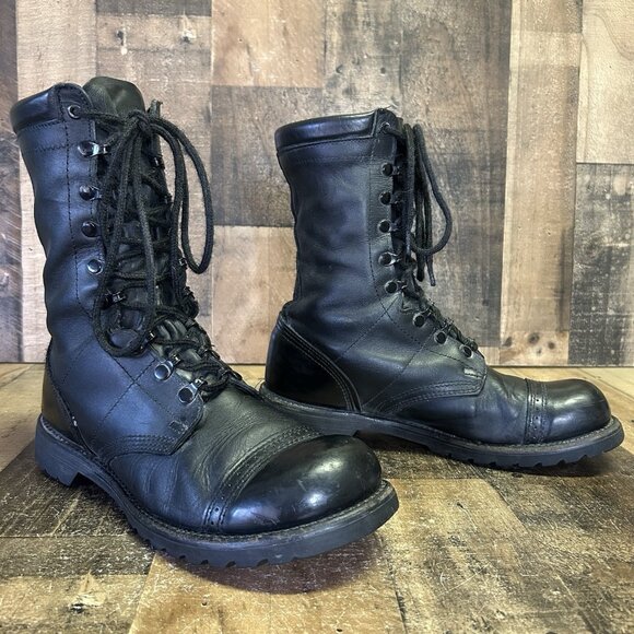 Corcoran 1525 Black Lace Up Field Jump Boots Mens 10.5 D - Picture 12 of 12